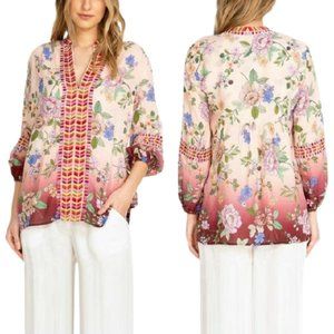 Johnny Was Paris Effortless Blouse NWOT • Small